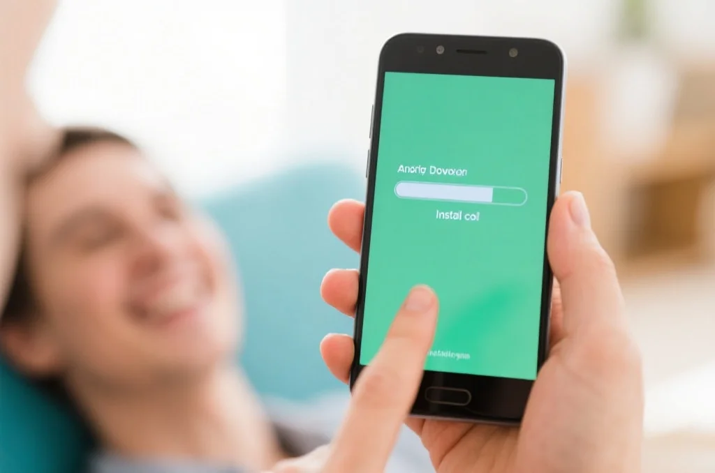 C7娱乐APP在安卓设备上的下载安装过程